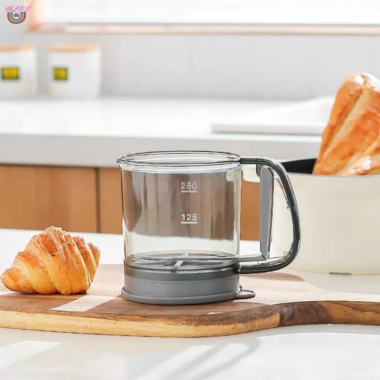 Ca Rây Bột Làm Bánh Bằng Nhựa Có Vạch Đo Lường