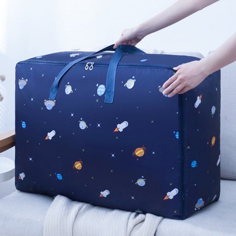 Set 3 túi đựng chăn màn hoa văn