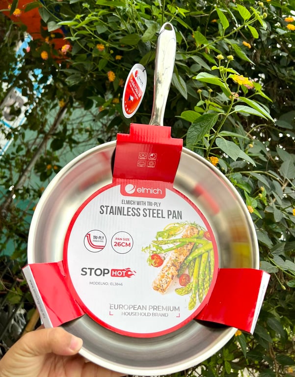 CHẢO ELMICH TRIMAX ĐÚC LIỀN EL-3846 26cm