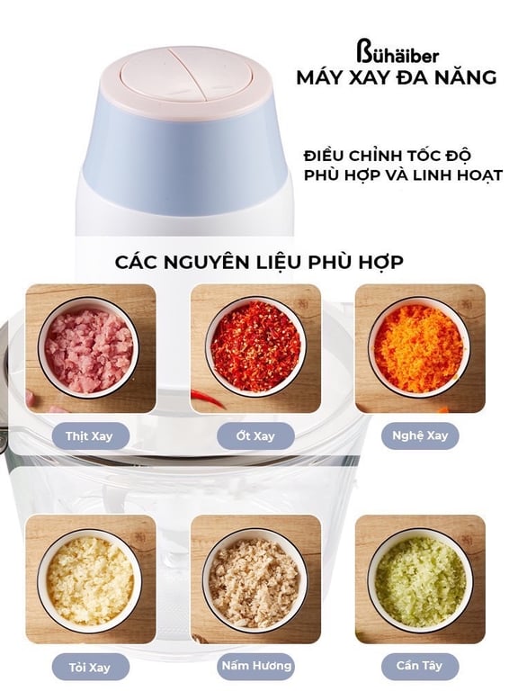 Máy Xay Thịt Đa Năng Bühäiber BHB069