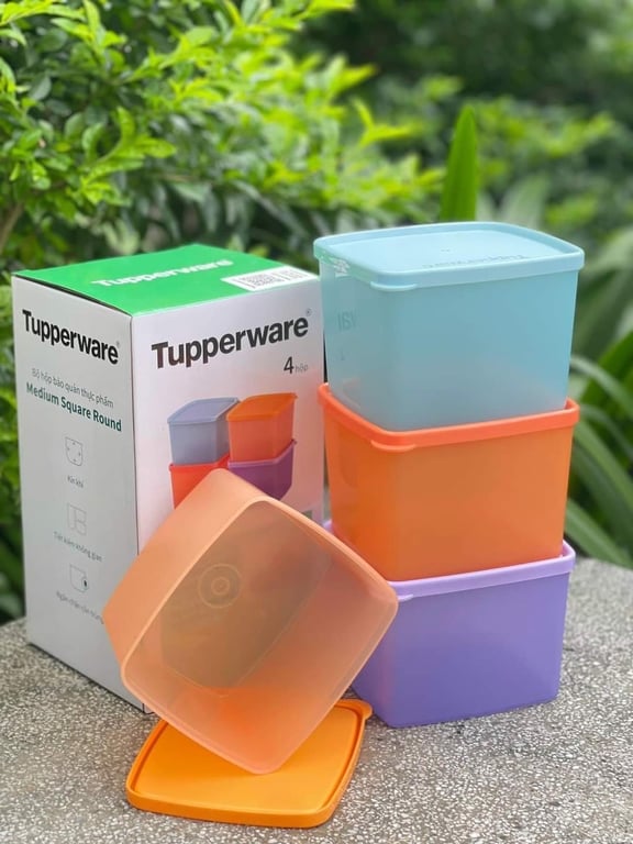 Set 4 hộp tupper 840ml
