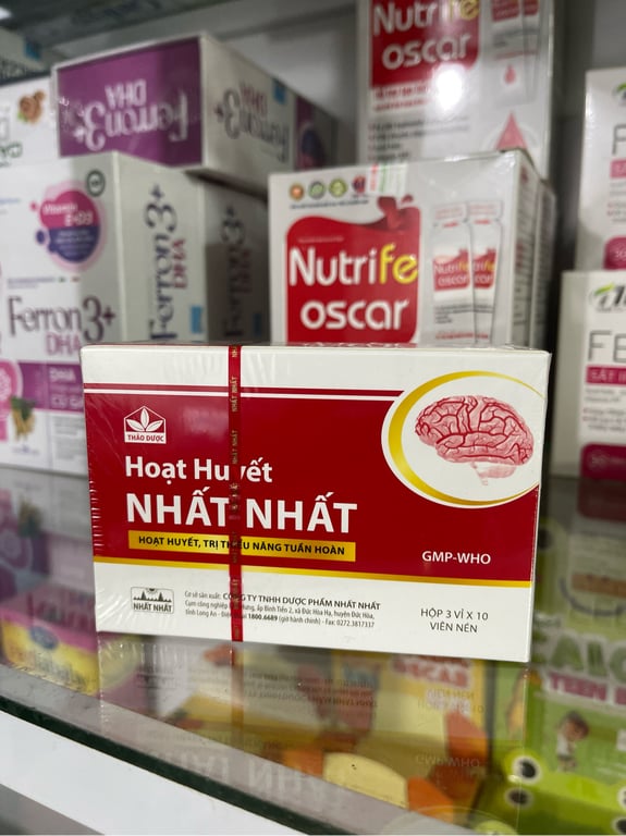 Hoạt huyết nhất nhất h/30v lên giá