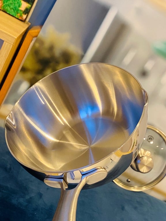 Chảo đúc liền khối inox 316 LUNKAI 16cm