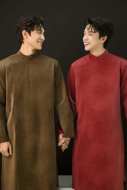 ADN Oao da lộn - nâu M/L/XL/XXL/XXXL