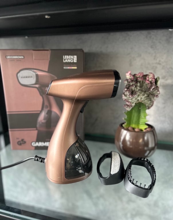 BÀN LÀ HƠI NƯỚC CẦM TAY LEBENLANG ĐỨC LBD528S MÀU HỒNG