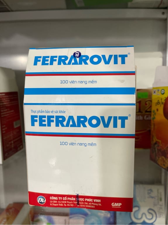 Ferrarovit hộp 100 viên phúc vinh
