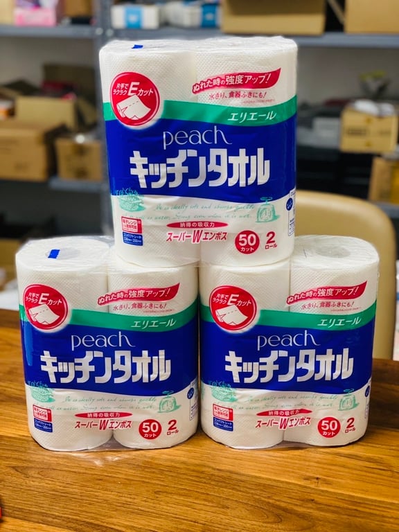 Set 2 cuộn khăn giấy bếp đa năng Nhật Bản