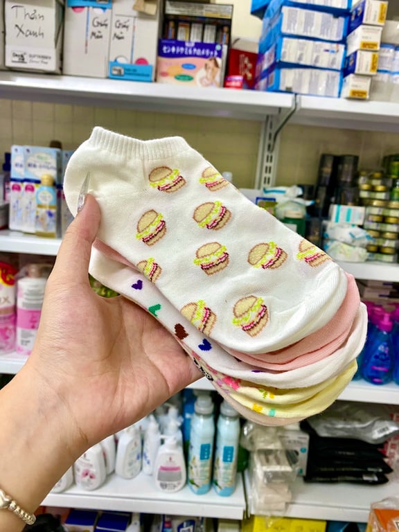 SET 10 ĐÔI TẤT NỮ CỔ NGẮN