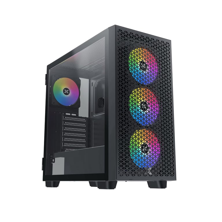 Case Máy Tính Xigmatek Gaming X III Pro 4FX EN43116 |Đen | Sẵn 4 fan ARGB