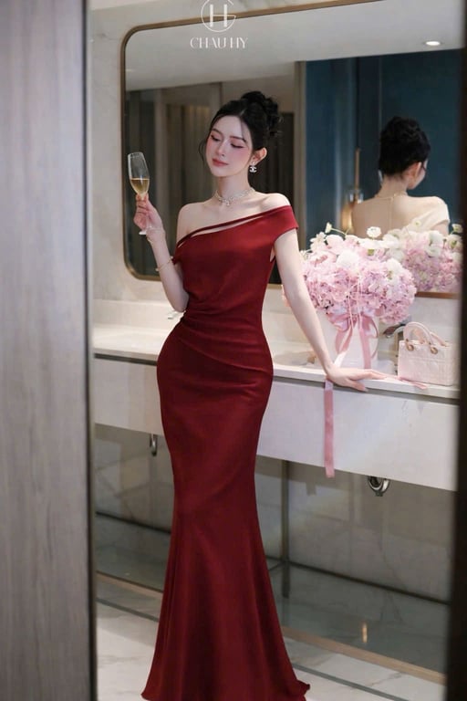 Đầm Lụa Queen Chây Hy