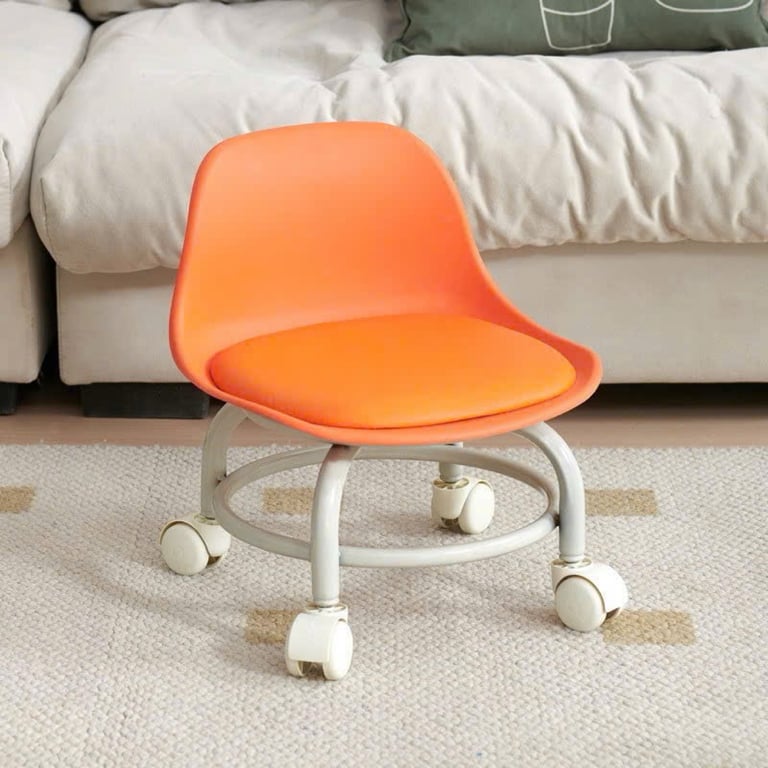 GHẾ XOAY TỤA LƯNG 360* CHỊU LỰC CÓ BÁNH XE ĐỆM DA