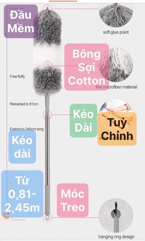 CHỔI QUÉT BỤI TRẦN