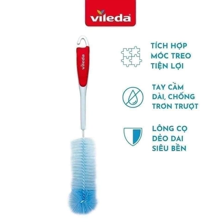 Cây rửa chén, cọ rửa chén cốc tay cầm dài Vileda 156198