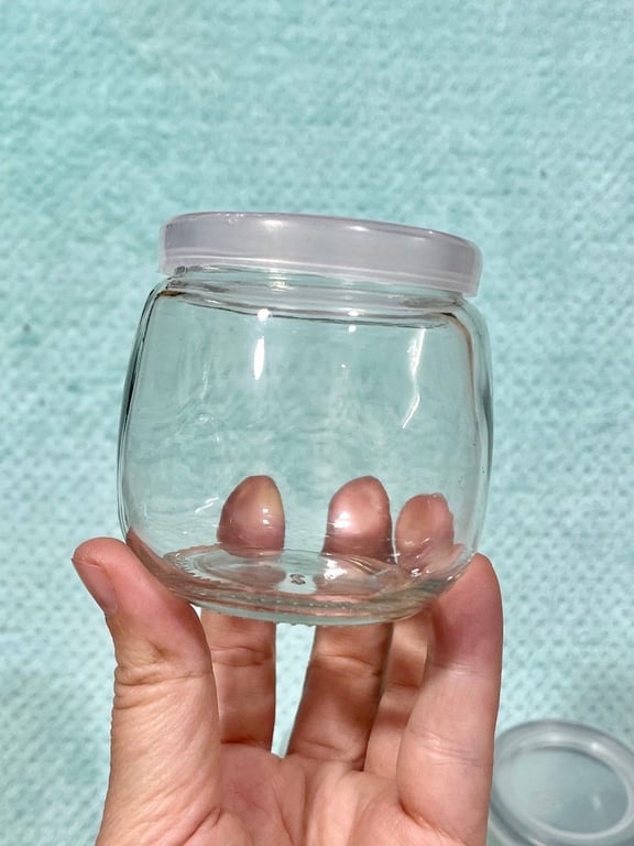 Set 10 hũ sữa chua dáng bầu 200ml