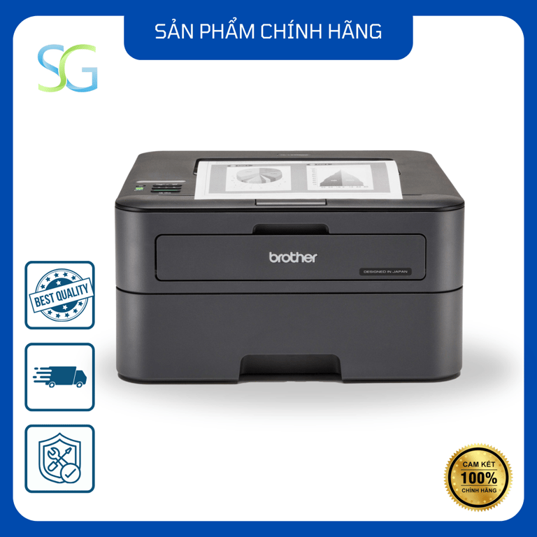 Máy In Laser Trắng Đen Đơn Năng Brother HL-2366DW - Chính Hãng