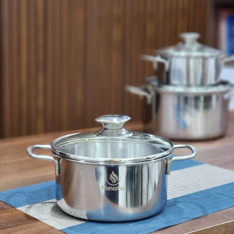 Bộ 3 nồi 1 lớp MINATA