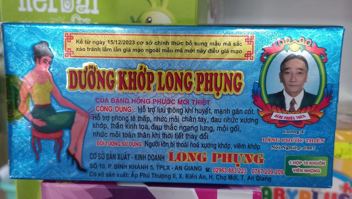 Dưỡng khớp long phụng hộp 10 viên
