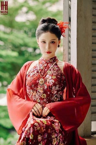 AD yếm kim sa đỏ (có bigsize)