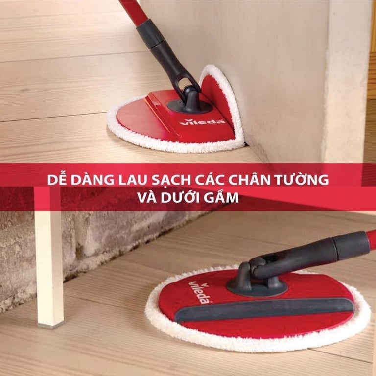 Cây lau nhà Đức Vileda Spin and Clean TSU161821