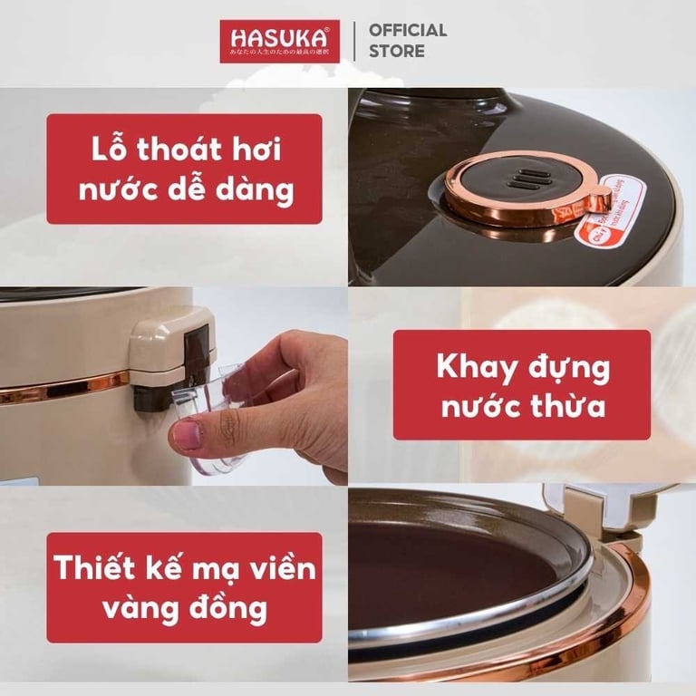 nồi cơm điện chất lượng như HSK - 858PLUS