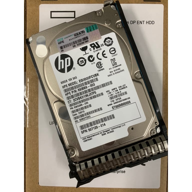 Ổ Cứng Dùng Cho Máy Chủ HDD HP 600GB 10K SAS 2.5