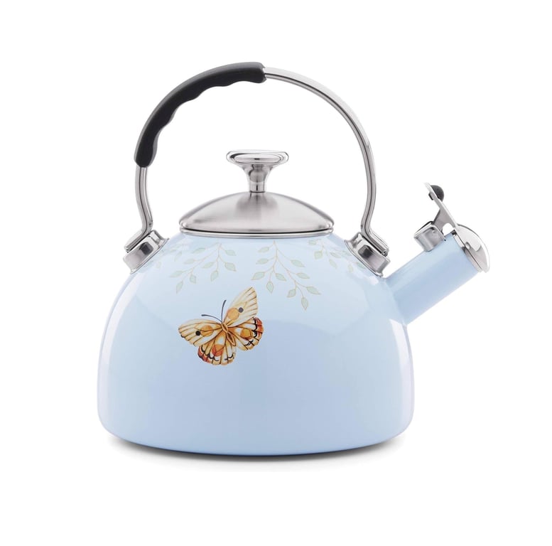 Ấm đun bếp từ thổi sáo Lenox Butterfly Meadow