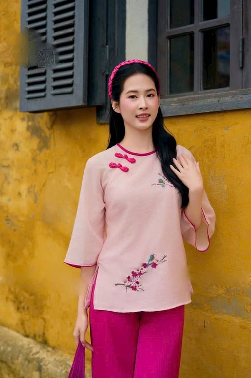 Set PP Vân Đào - hồng (có bigsize).