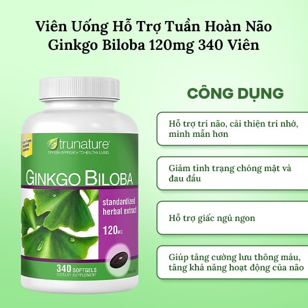 VIÊN BỔ NÃO GINKGO BILOBA