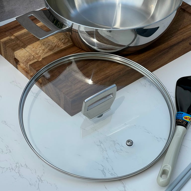 Chảo lẩu đúc inox 16/10 Kaiyo size 24-26