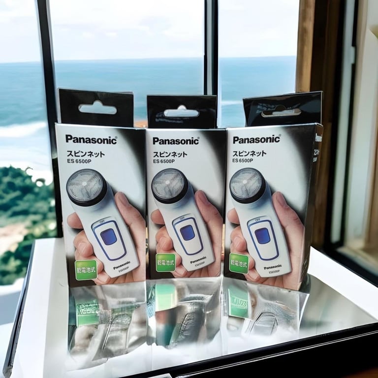 MÁY CẠO RÂU PANASONIC ES6500 - SAC PIN AA