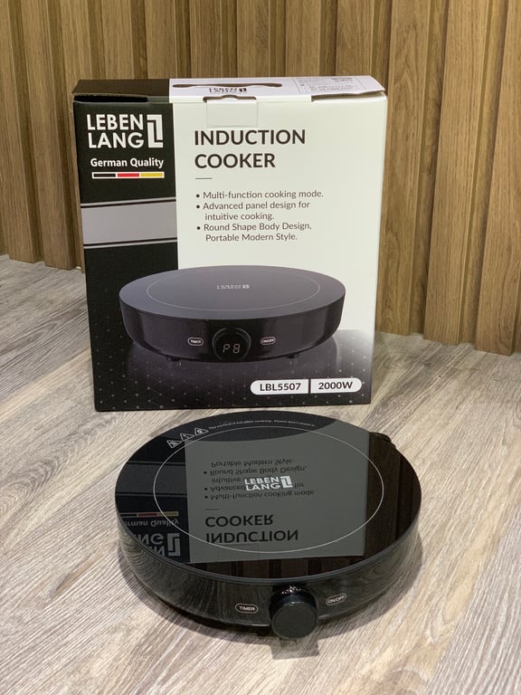 BẾP TỪ LEBENLANG TRÒN LBL5507 NÚM CƠ