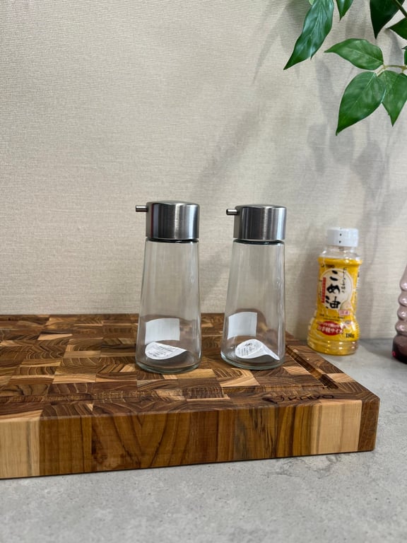 Set 3 lọ thuỷ tinh rót gia vị Nhật 140ml