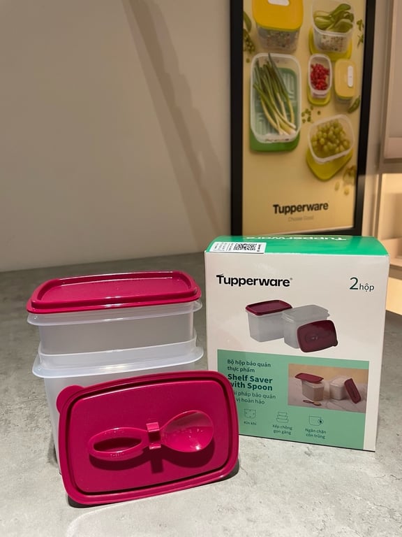 Set 2 Hộp gia vị shelf saver