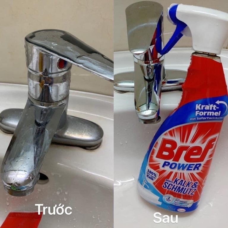 XỊT TẨY RỬA NHÀ TẮM ĐA NĂNG BREF POWER ĐỨC