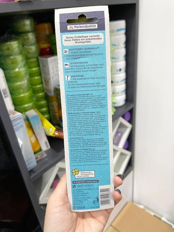 dụng cụ chà gót chân Balea