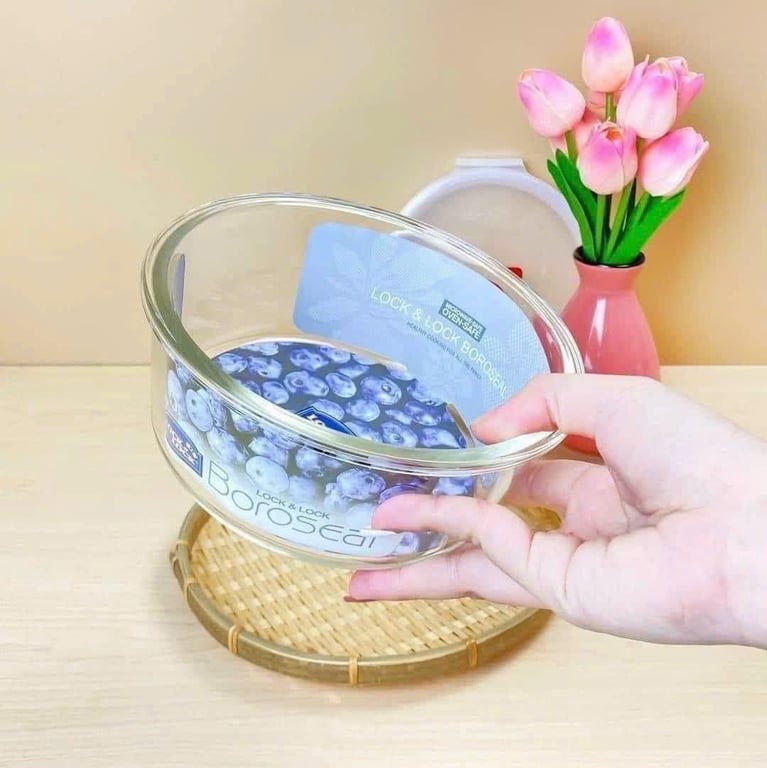 HỘP THỦY TINH TRÒN LOCK&LOCK 950ML