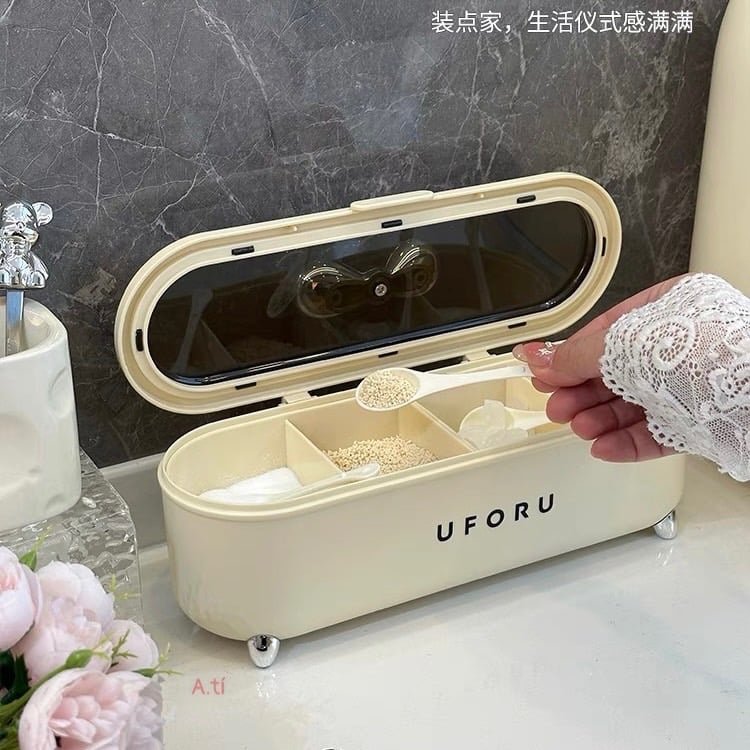 HỘP ĐỰNG GIA VỊ NHIỀU NGĂN PHONG CÁCH BẮC ÂU UFORU