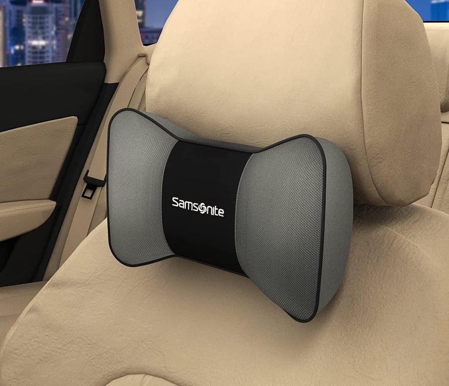 Gối tựa cổ Samsonite màu ghi xám