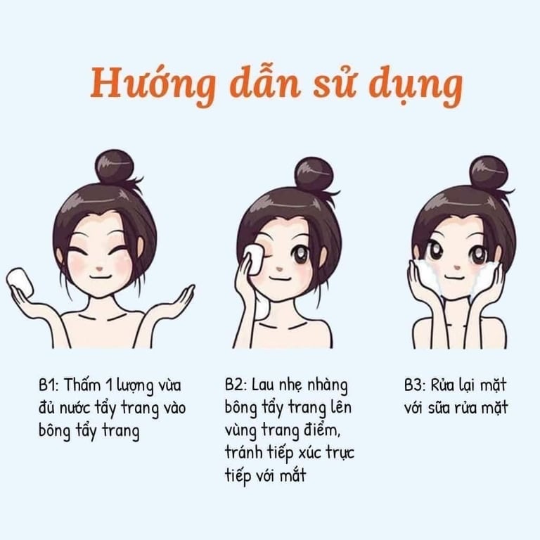 bông tẩy trang Ebeline gói 140 miếng