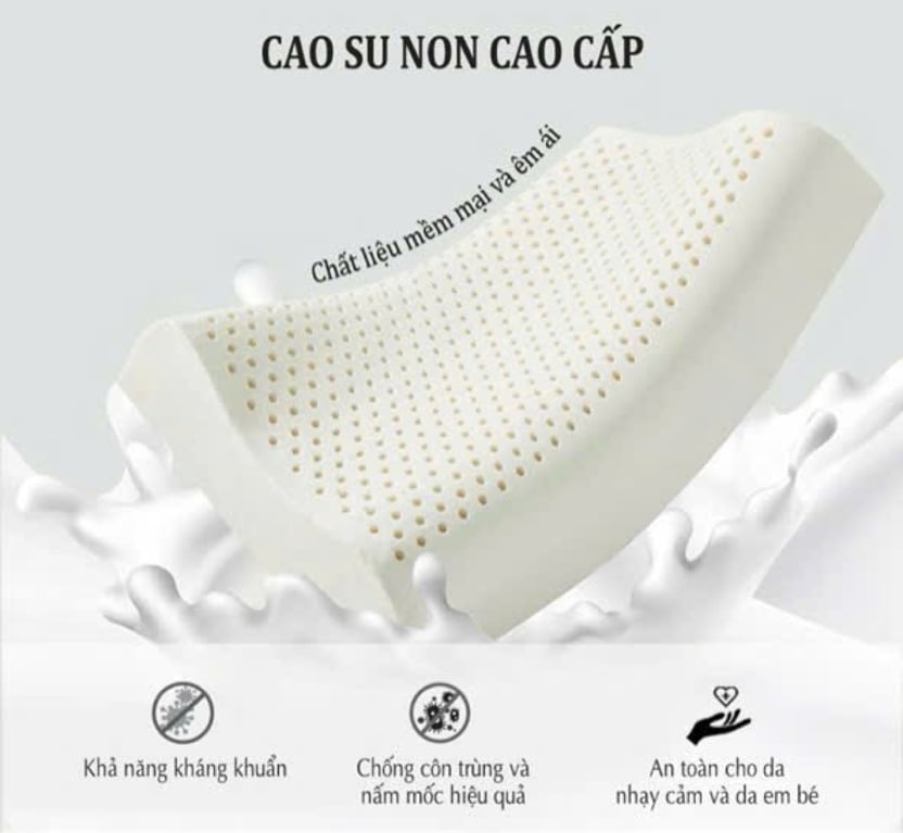 GỐI CAO SU NON NANARA LIFE