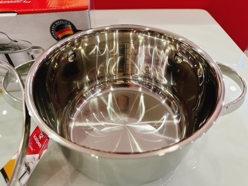 NỒI LẺ INOX KALPEN LERMAT SIZE 18CM, 20CM, 24CM