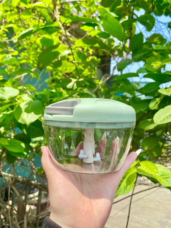 Máy xay tỏi ớt, xay đồ ăn dặm cầm tay mini