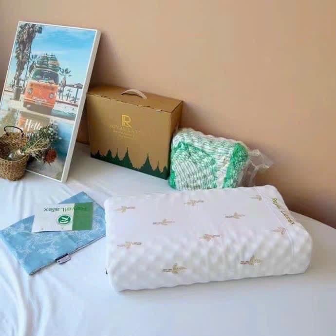 Gối cao su non Royal Latex 40x60cm - có hộp đẹp! MC10