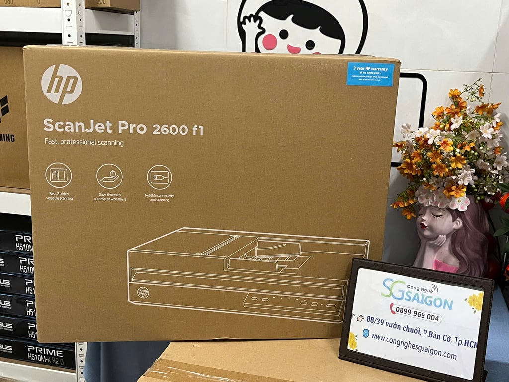 Máy Scan HP ScanJet Pro 2600 f1 (Nhập khẩu)