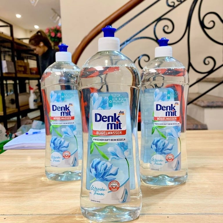 Nước thơm cho bàn là Denkmit Bügelwasser Wäschetraum 1L