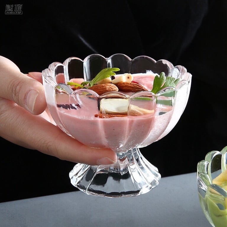 SET 6 LY KEM THUỶ TINH 120ml