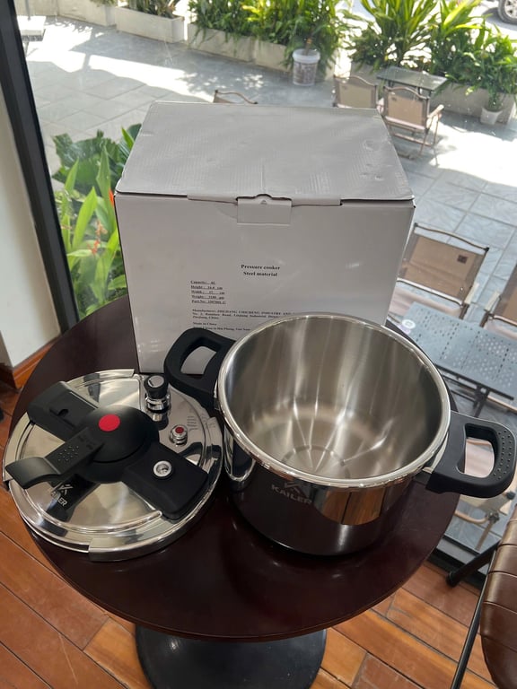 NỒI ÁP SUẤT INOX ĐÁY TỪ LIỀN KHỐI KAILER 7L