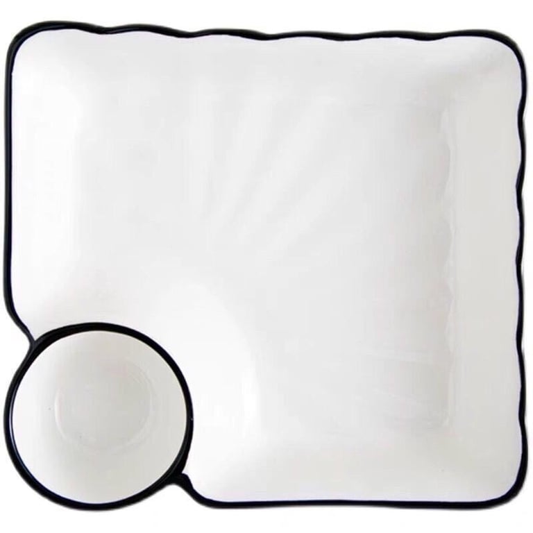 Set 4 Đĩa liền với bát con