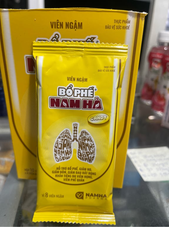 Viên ngậm bổ phế nam hà gói 8 viên ngậm lẻ