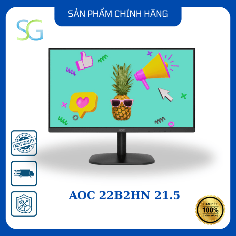 Màn Hình Máy Tính AOC 22B2HN 21.5-Inch  FHD VA - Hàng Chính Hãng